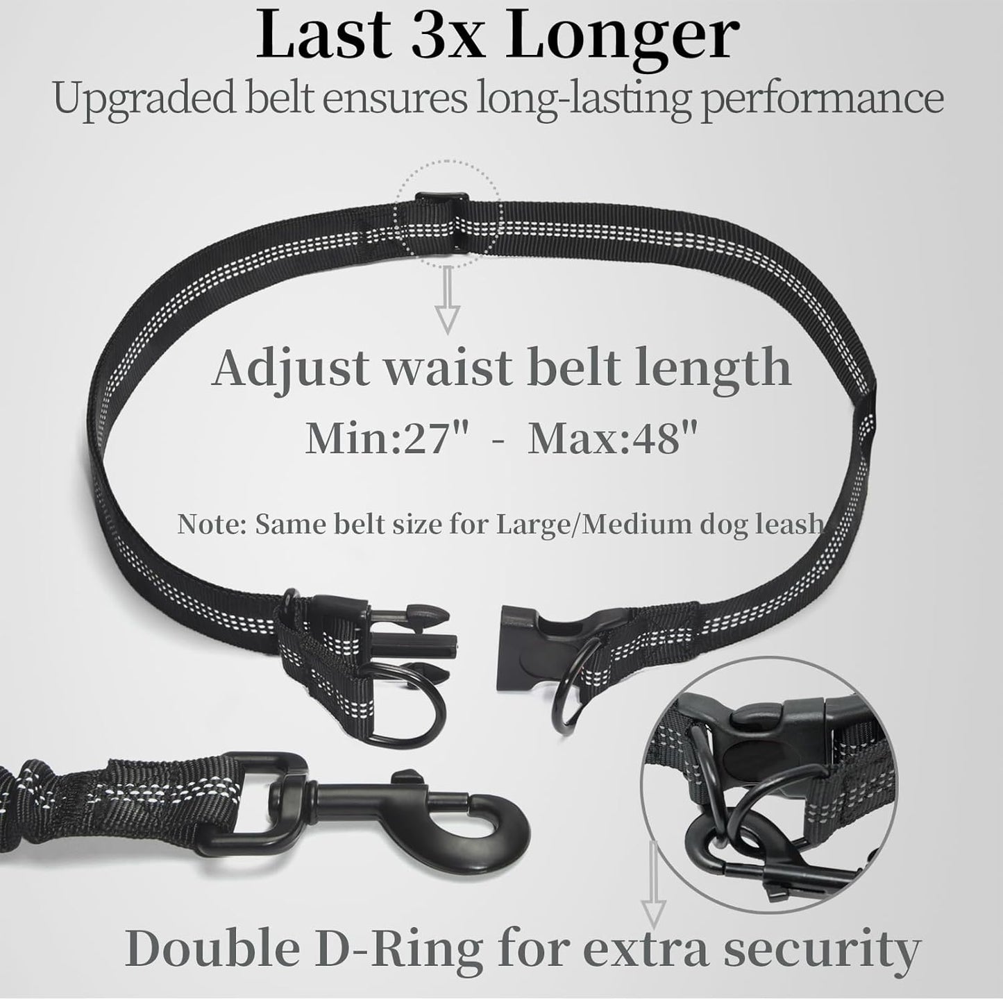 KANIPET Hand free Leash Safe, secure walks